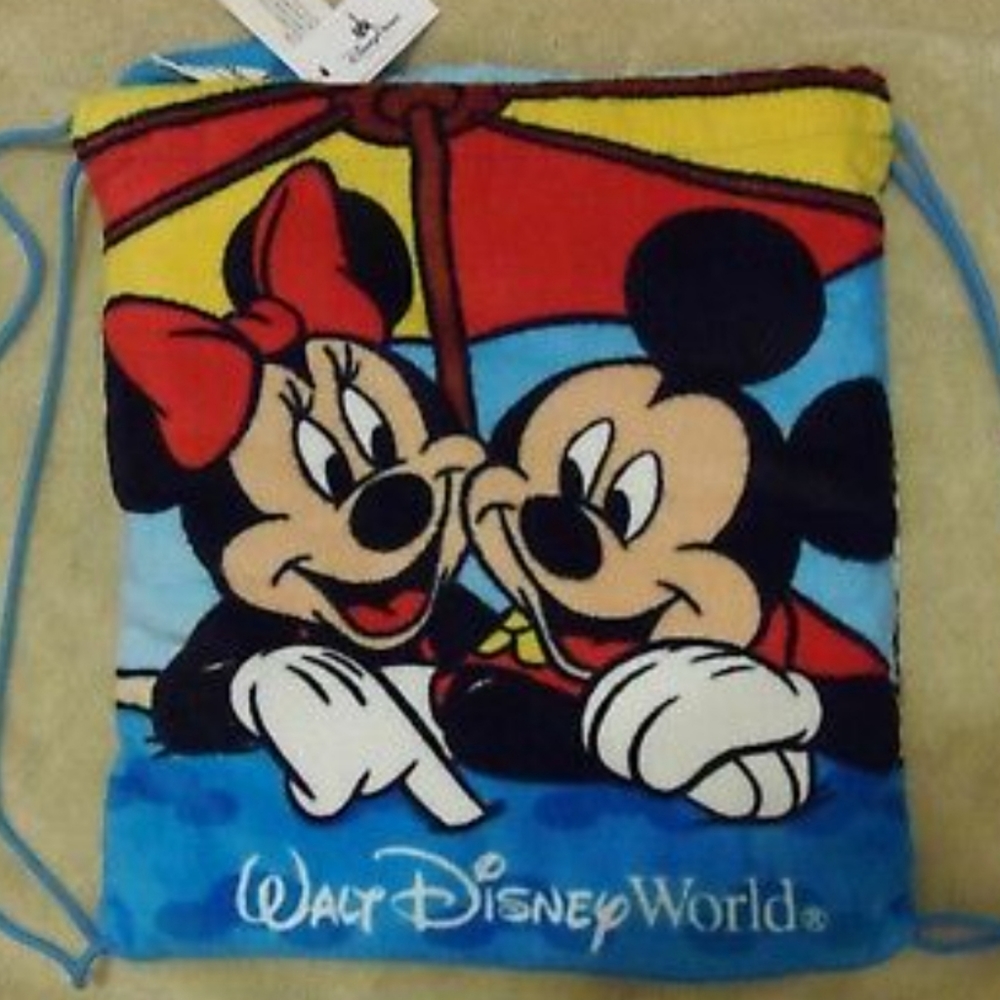Disney World Mickey & Friends Beach Towel (can carry like a sling bag)